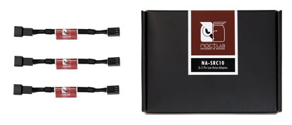 Picture of Noctua NA-SRC10, 3 Pin Low-Noise Adaptor Cables for PC Fans (Black)