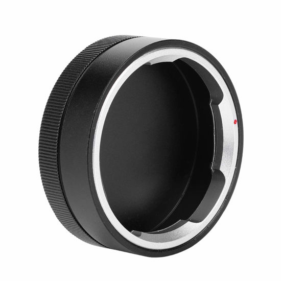 Picture of Yoidesu for Leica M Lenses Cover Camera Lens Accessories for Leica M Lens for Leica M Mount Lens Professional Metal Rear Lens for Leica M Mount Camera Lens (Black)