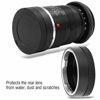 Picture of Yoidesu for Leica M Lenses Cover Camera Lens Accessories for Leica M Lens for Leica M Mount Lens Professional Metal Rear Lens for Leica M Mount Camera Lens (Black)