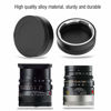 Picture of Yoidesu for Leica M Lenses Cover Camera Lens Accessories for Leica M Lens for Leica M Mount Lens Professional Metal Rear Lens for Leica M Mount Camera Lens (Black)