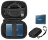 Picture of Alltravel case for External Solid State Drive Samsung T7 Touch, T5, T3 Portable 250GB 500GB 1TB 2TB SSD USB 3.0 External Solid State Drives, Strong Compact Light Weight case, Mesh Pocket (Black)