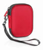 Picture of Alltravel case for External Solid State Drive Samsung T7, T7 Touch, T5, T3 Portable 250GB 500GB 1TB 2TB SSD USB 3.0 External Solid State Drives, Strong Compact Light Weight case, Mesh Pocket (Red)