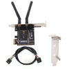 Picture of SALALIS PCI E WiFi Card for PC, PCI E to NGFF M.2 WiFi Wireless Module Adapter Card Bluetooth Wireless Module Adapter Card, Bluetooth Network Card Expansion Card, PCI E 1X to Key A E Adapter Card