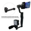 Picture of Universal Cold Shoe Mount Adapter with 1/4in and 3/8in Screw Holes Compatible for Photography Studio LED Light Stand Tripod DSLR Camera Cage Flash Monitor 4.8 X 1.65in (Black)