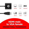 Picture of WE LOVE TEC HDMI to VGA (Black) HDMI Male to VGA Female Adapter Compatible with Laptop, Desktop, Computer, PC, Projector, HDT, Monitor, Chromebook and More, 2-Pack