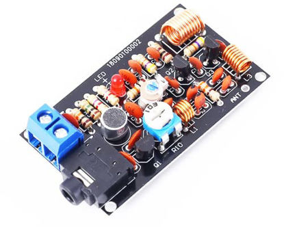 Picture of DIY FM Radio Practice Kit 85MHz~115MHz Wireless Microphone Breadboard Module Electronic Training Kit DC 1.5V~9V