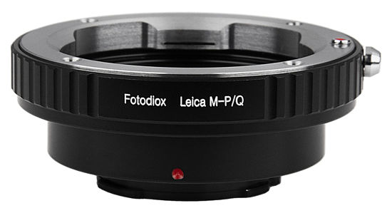 Picture of Fotodiox Lens Mount Adapter, Leica M Lens to Pentax Q (PQ) Mount Mirrorless Camera Body