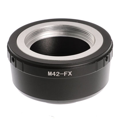 Picture of FocusFoto Adapter Ring for M42 42mm Screw Mount Lens to Fujifilm FX Mount X-Series Mirrorless Camera Body X-A1,X-A2,X-A3,X-A5,X-M1,X-E1,X-E2,X-E2S,X-T1,X-T2,X-E3,X-A10,X-A20,X-T10,X-T20,X-Pro1,X-Pro2