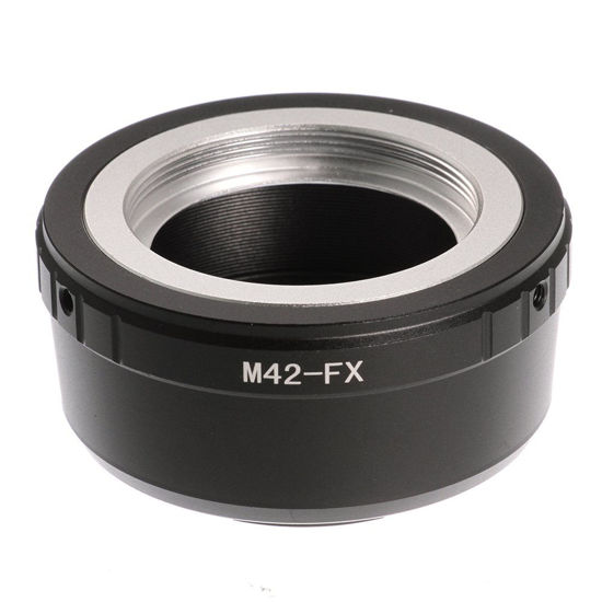 Picture of FocusFoto Adapter Ring for M42 42mm Screw Mount Lens to Fujifilm FX Mount X-Series Mirrorless Camera Body X-A1,X-A2,X-A3,X-A5,X-M1,X-E1,X-E2,X-E2S,X-T1,X-T2,X-E3,X-A10,X-A20,X-T10,X-T20,X-Pro1,X-Pro2
