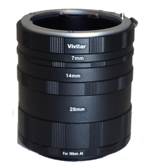 Picture of Vivitar Macro Manual Extension Tube Set (for Canon EOS Cameras)