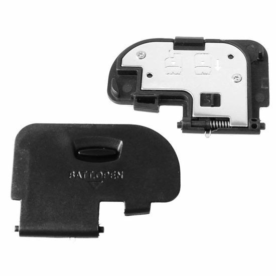 Picture of PhotoTrust 2 Pieces Battery Door Cover Lid Cap Replacement Repair Part Compatible with Canon 5D Mark III DSLR Digital Camera