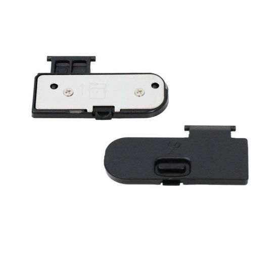 Picture of PhotoTrust 2 Pieces Battery Door Cover Lid Cap Replacement Repair Part Compatible with Nikon D3100 DSLR Digital Camera