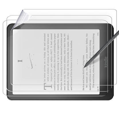 Picture of (3 Pack) Paper Screen Protector For All-New Amazon Kindle Paperwhite And Kindle Colorsoft Signature Edition ,NOUKAJU Paper Film for 2024 Kindle Paperwhite (12th Generation) 7 inch ,Anti-Glare,Anti-Fingerprint,High Light Transmittance