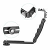 Picture of LHIABNN Universal L Camera Bracket Mount Dv/Video/Fill Light Bracket Dual Flash Support Frame L Type Bracket, 1/4" Tripod Screw for DSLR Camera Camcorder