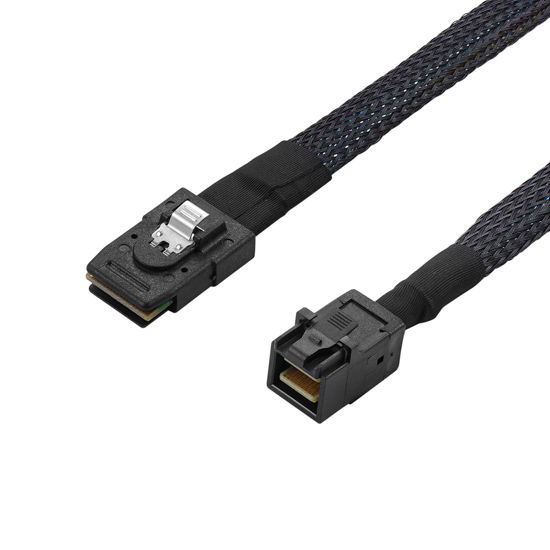 Picture of Heretom Internal HD Mini SAS SFF-8643 Host to SFF-8087 Target Cable