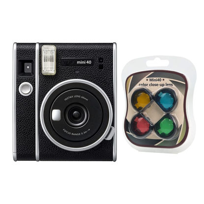 Picture of Mini 40 Filters Kit for Fujifilm Instax Mini 40 Instant Camera Accessories 4 Special Effect Color Close Up Lens Filter