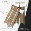 Picture of UMAM Kilt Flashes for Men with Heavy Buckle Adjusters, Plain & Tartan Kilt Sock Flashes. (Fraser Weathered 063FLBU)