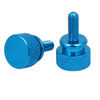 Picture of uxcell Computer PC Case M4x10mm Shoulder Type Knurled Thumb Screw Sky Blue 10pcs