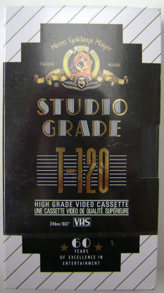 Picture of MGM Studio Grade T-120 High Grade VHS Video Cassette Tape - 6 hours EP