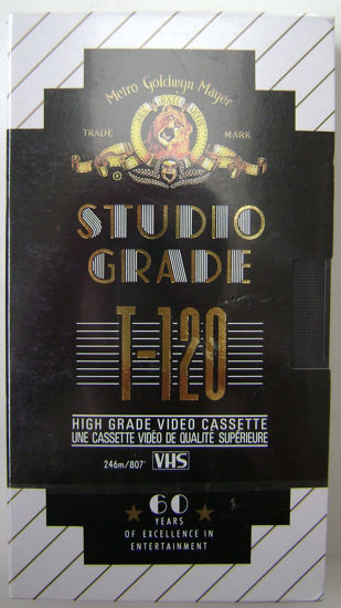 Picture of MGM Studio Grade T-120 High Grade VHS Video Cassette Tape - 6 hours EP