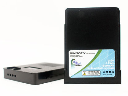 Picture of 2X Pack - RLN5707A Battery for Motorola Minitor V, Minitor 5 Pager (500mAh, 3.6V, NI-MH)