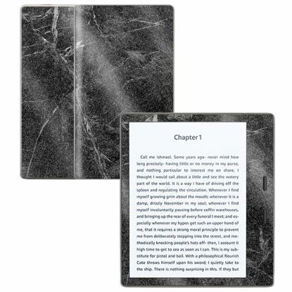 Picture of MightySkins Glossy Glitter Skin for Amazon Kindle Oasis 7" (9th Gen) - Black Marble | Protective, Durable High-Gloss Glitter Finish | Easy to Apply, Remove, and Change Styles | Made in The USA