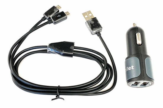 Picture of DCPOWER Car Power Adapter and Y-Split Cord Compatible Replacement for Cobra RX680, RX685