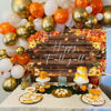 Picture of MEHOFOND Happy Fall Y'all Banner Backdrop Autumn Rustic Wood Photography Background Fall Thanksgiving Pumpkin Maple Leaves Harvest Party Decorations Fall Party Supplies 70.8x43.3 inch