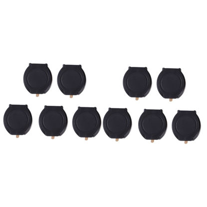 Picture of OSALADI 10 Pcs Camera Privacy Cover Camera Cover Privacy Stickers for Cell Phones Webcam Cover Slide USB Camera - Protector Environmental Protection Material Plastic