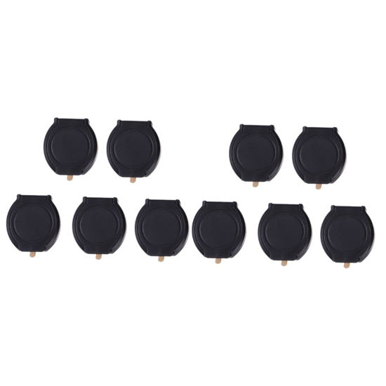 Picture of OSALADI 10 Pcs Camera Privacy Cover Camera Cover Privacy Stickers for Cell Phones Webcam Cover Slide USB Camera - Protector Environmental Protection Material Plastic
