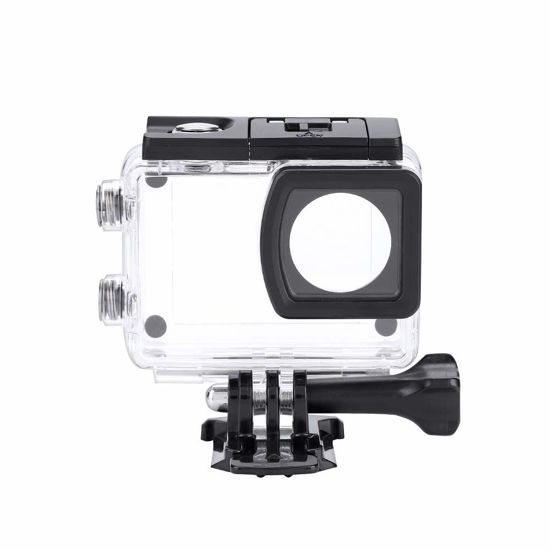 Picture of sjcam sj6 Legend 4k Water case-Acouto Waterproof Housing Case,2.9x2.4x1.3in Transparent Underwater Diving Housing Waterproof Camera Case for SJCAM SJ6 Legend Camcorder