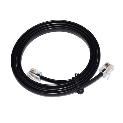 Picture of HGTTREA 1PCS COMPATIBLE AUTOGUIDER CABLE ST4 RJ11-6P6C KABLE Fit Compatible PLANETARY CAMERA to ASTRONOMICAL TELESCOPE EQUATORIAL Mount(3.0m)