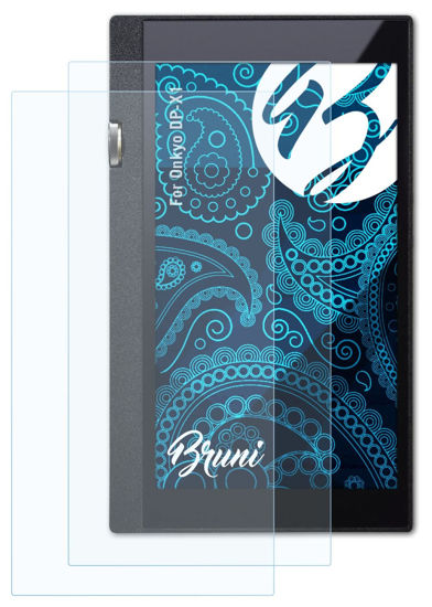 Picture of Bruni Screen Protector compatible with Onkyo DP-X1 Protector Film, crystal clear Protective Film (2X)