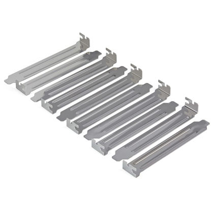 Picture of StarTech.com Steel Full Profile Expansion Slot Cover Plate - System slot blanking panel (pack of 10) , TAA (PLATEBLANK)