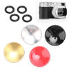Picture of Copper Brass Concave Shutter Release Button Rubber Ring for Fujifilm for Leica for Nikon for Sony Accessory Part