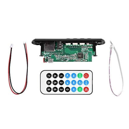Picture of Bluetooth MP3 WMA Decoder Board 12v FM Wirelss Audio Module Support USB TF FM Hands-Free Call