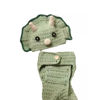 Picture of Zaagot 2Pcs/Set Adorable Newborns Photo Props Cute Dinosaur Costume Pants & Matching Hat for Baby Photography Shoot Outfit Yarn