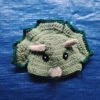 Picture of Zaagot 2Pcs/Set Adorable Newborns Photo Props Cute Dinosaur Costume Pants & Matching Hat for Baby Photography Shoot Outfit Yarn
