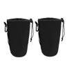 Picture of SHOWERORO 2pcs Camera Lens Bag Drawstring Lens Pouch Camera Lens Container Camera Lens Pouch Bag Shockproof Camera Lens Case Camera Lens Carrying Pouch No Words Travel Neoprene Slr Camera