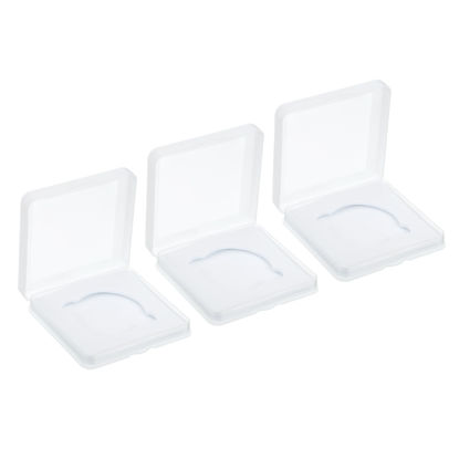 Picture of PATIKIL 52mm Lens Filter Case, 3pcs Camera Filter Case Portable Lens Filter Box Water Resistant Dustproof Plastic for Photography Filter Storage