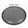 Picture of X AUTOHAUX Universal 10 Inch Car Audio Speaker Subwoofer Metal Waffle Grill Cover Protector with Rubber Edge and Clips 2pcs