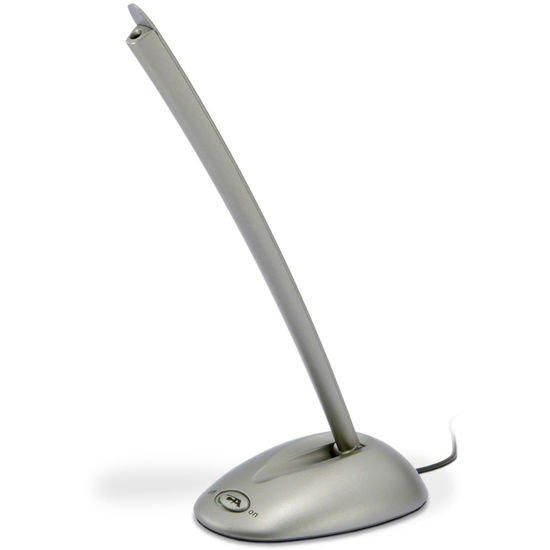 Picture of CYBER ACOUSTICS, INC., CYBE CVL1064RB Desktop Microphone Silver (Catalog Category: Microphones)