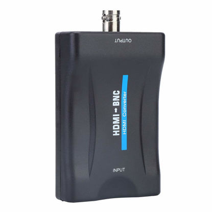 Picture of to BNC Converter, to BNC Composite Video and 3.5mm Audio Converter Adapter with USB Cable, Support for NTSC/PAL
