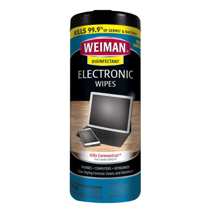 Picture of Weiman Disinfecting Electronic Cleaning Wipes, 30 Count