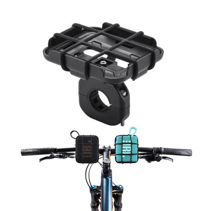 Picture of Hounyoln Bike Speaker Mounts for JBL GO4 / GO3 /GO 2,Holder Stand Accesories Fits for Bicycles,Camping Equipment,etc (Black)