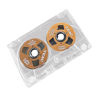 Picture of KTELI Double-Sided Color Housing Empty Tape Metal Mini Can Record 55 Minutes Empty Tape Blank Cassette Tape, Easy to Use Orange, 500459992A8