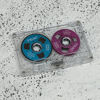 Picture of KTELI Double-Sided Color Housing Empty Tape Metal Mini Can Record 55 Minutes Empty Tape Blank Cassette Tape, Easy to Use Orange, 500459992A8