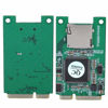 Picture of Micro Secure Digital TF Card to Mini PCI-E mSATA SSD Adapter card as disk driver