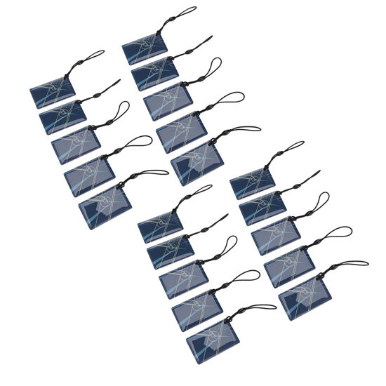 Picture of 20Pcs 13.56Mhz Intelligent Proximity IC Cards Contactless Door Key Fob for Smart Entry Access Control System