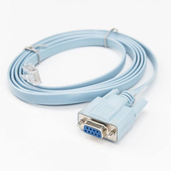 Picture of Rocstor Premium 6 ft Cisco Console Router Cable - RJ45 (m) - DB9 (f) - RJ-45 Male Network - DB
